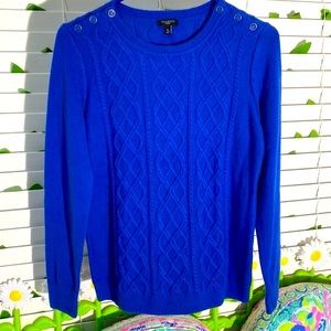 Talbots royal blue sweater